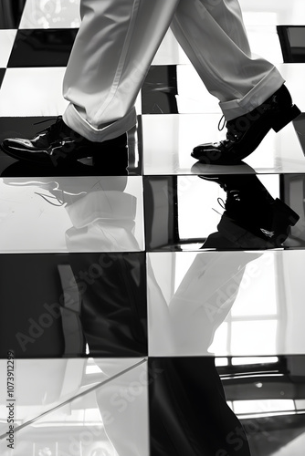 Step-By-Step Illustrated Tutorial Of The Iconic Moonwalk Dance Move photo