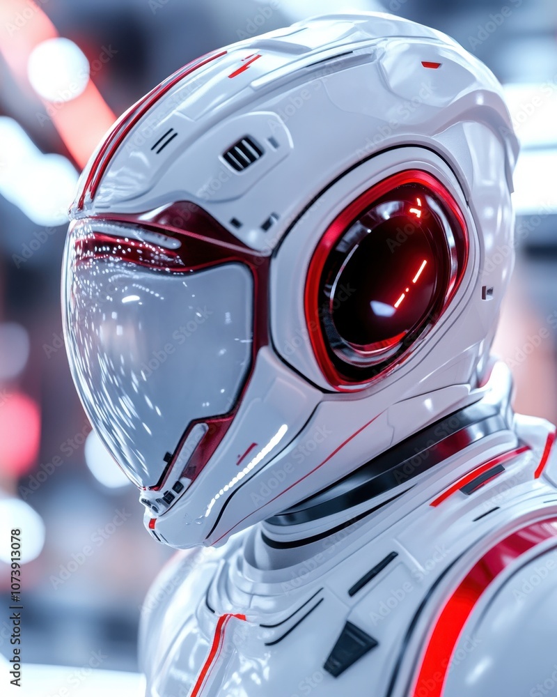 A Visionary Astronaut Explores a Futuristic Space Station in a Dazzling Sci-Fi Universe A Visionary Astronaut Explores a Futuristic Space Station in a Dazzling Sci-Fi Universe