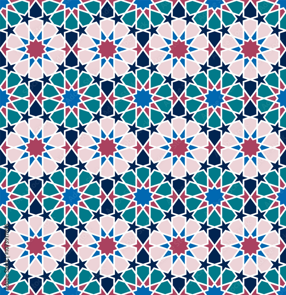Seamless girih pattern. Traditional Islamic Design. Mosque decoration element. Seamless geometric pattern. Seamless islamic pattern. Background illustration. Morocco seamless pattern. Seamless girih pattern. Traditional Islamic Design. Mosque decoration element. Seamless geometric pattern. Seamless islamic pattern. Background illustration. Morocco seamless pattern.