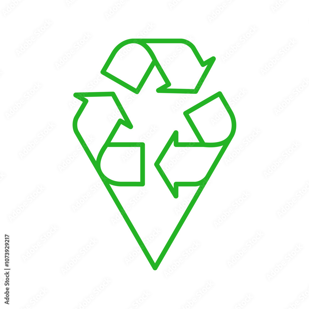 Recycle location icon Recycle location icon