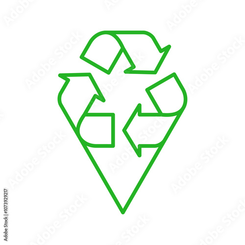 Recycle location icon