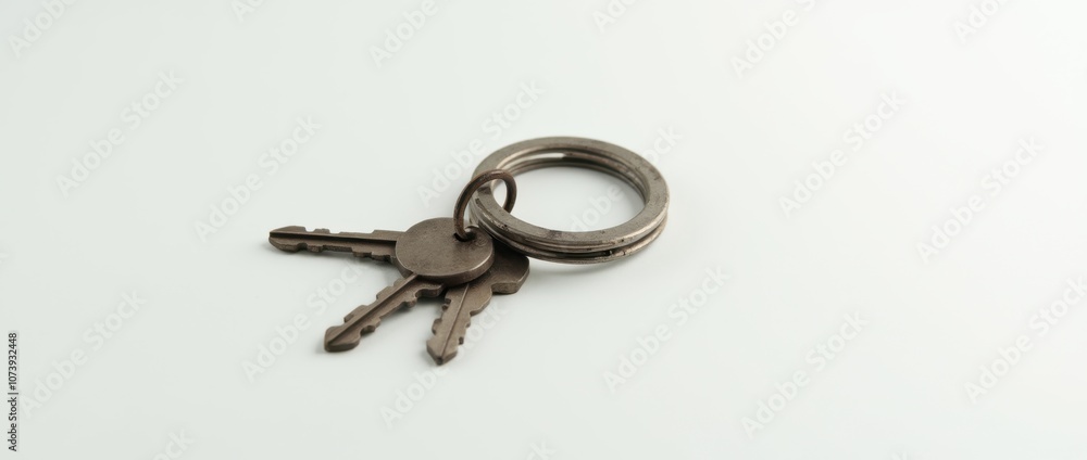 Empty Keychain Ring - Symbol of Loss and Change Empty Keychain Ring - Symbol of Loss and Change