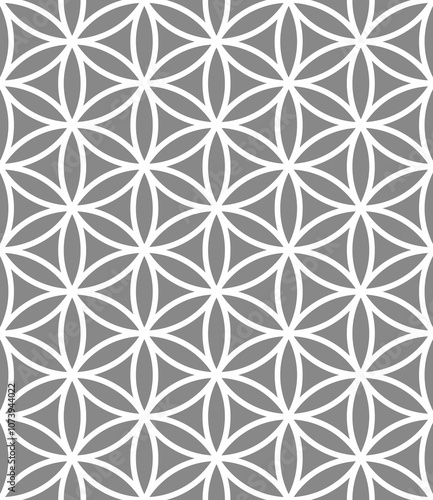 Seamless geometric pattern. Background girih illustration. Seamless girih pattern. Traditional Islamic Design. Mosque decoration element. Morocco seamless pattern.