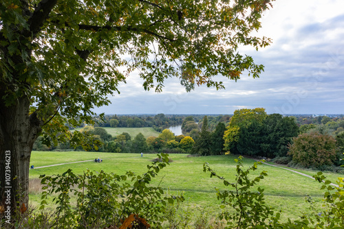 Photography View, protected by law, from Richmond Hill of River Thames and surrounding area