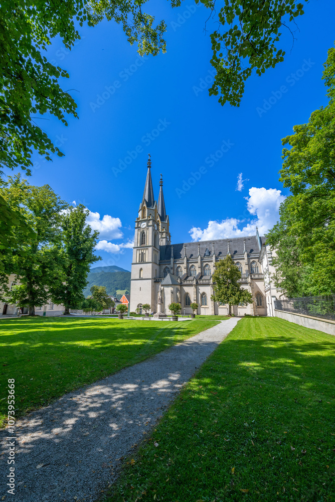 Obraz premium Historic Stift Admont in the State of Upper Austria, Austria
