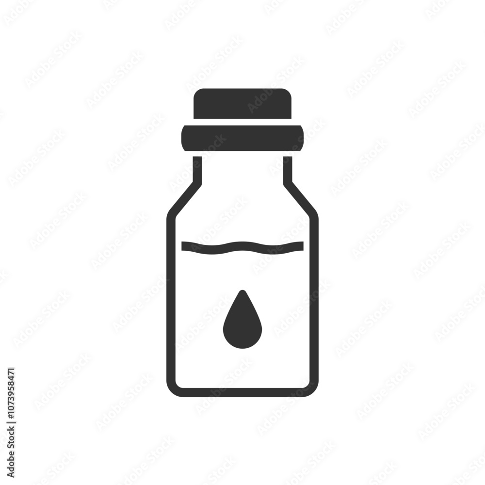 Herbal Liquid Medicine Icon - Homeopathy Icon Herbal Liquid Medicine Icon - Homeopathy Icon