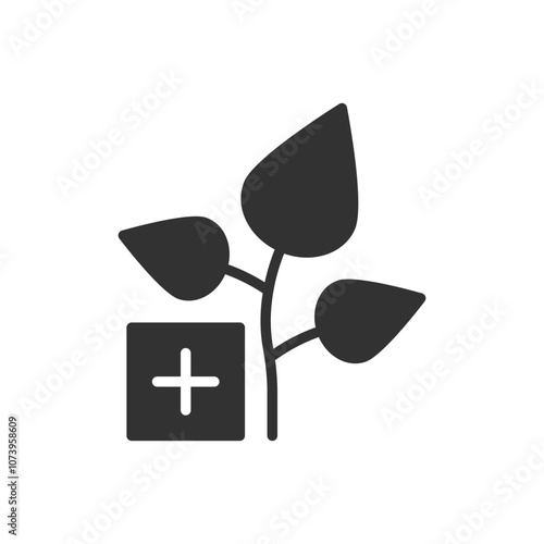 Herbal Medicine Icon - Homeopathy Icon