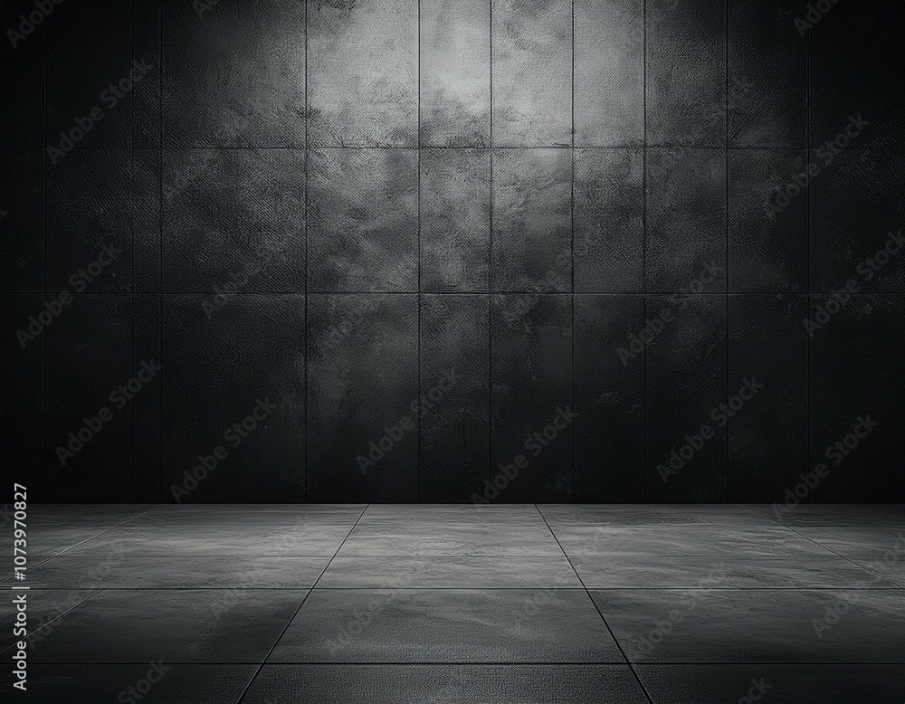 dark concrete wall room empty marble floor interior background dark concrete wall room empty marble floor interior background