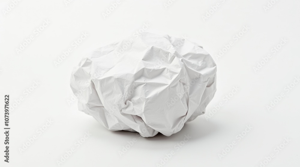 Crumpled Paper Texture with Imperfections