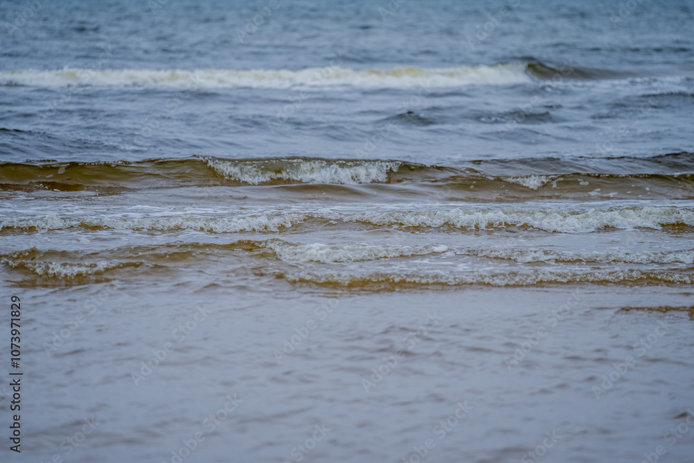 Windy Baltic States Latvian sea shore in Mazirbe Windy Baltic States Latvian sea shore in Mazirbe