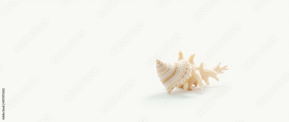 Seashell or Coral on a White Background Seashell or Coral on a White Background
