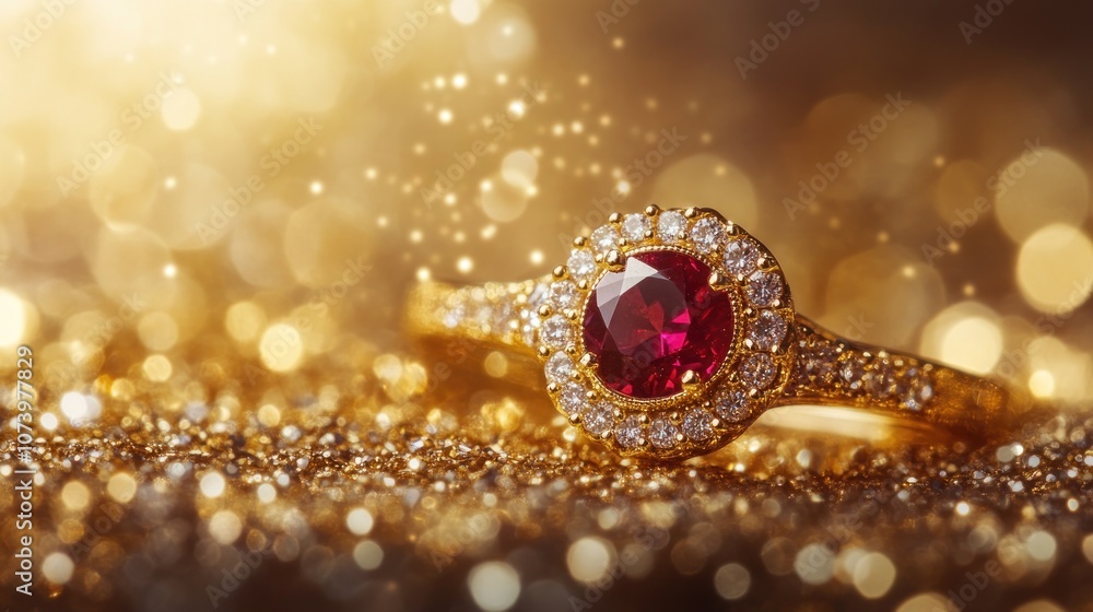 Sparkling Ruby Ring Sparkling Ruby Ring