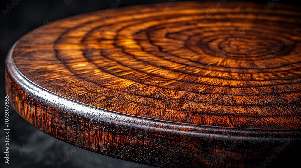 Close-up of a polished wooden table surface showcasing intricate grain patterns and textures. Close-up of a polished wooden table surface showcasing intricate grain patterns and textures.