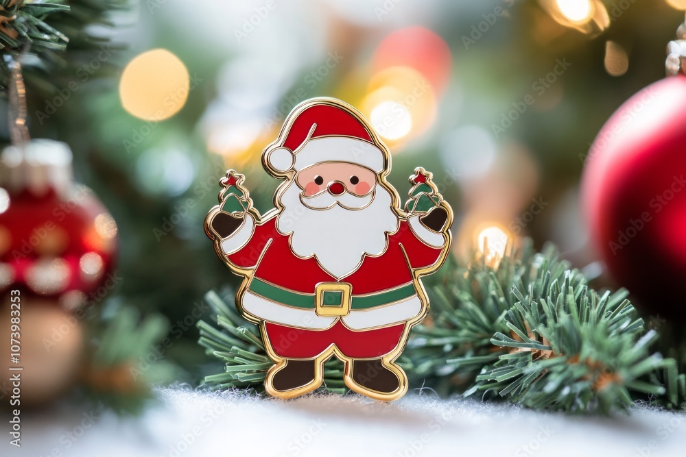 santa claus badge
santa claus badge