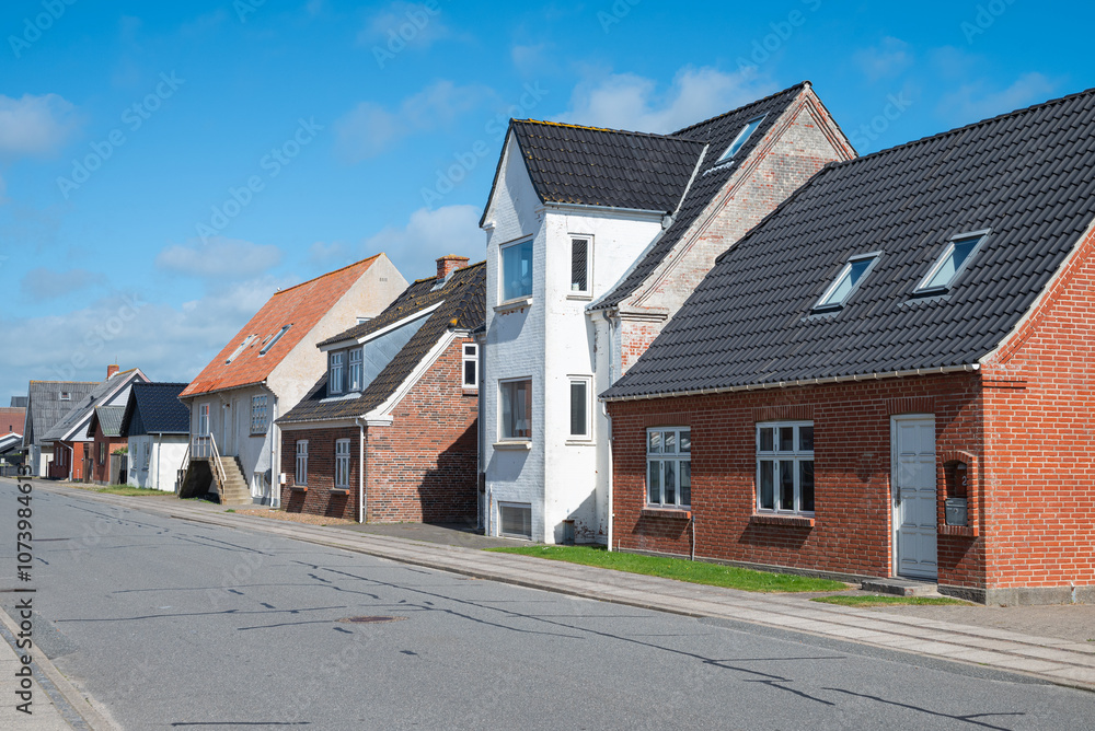 Town of Thyboron in Denmark on a summer day Town of Thyboron in Denmark on a summer day