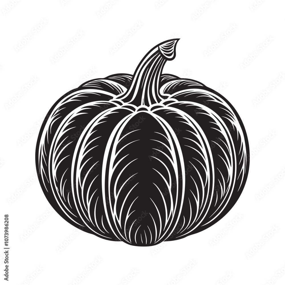 Pumkin silhouette vector art illustration file . Pumkin silhouette vector art illustration file .