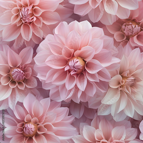 Transcendent Pink Floral Background - Soft Petals for Calm and Serenity in Design Projects