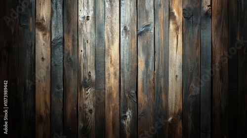 Wallpaper Mural A rustic wooden wall featuring a blend of dark and light shades, emphasizing natural textures and warmth. Torontodigital.ca