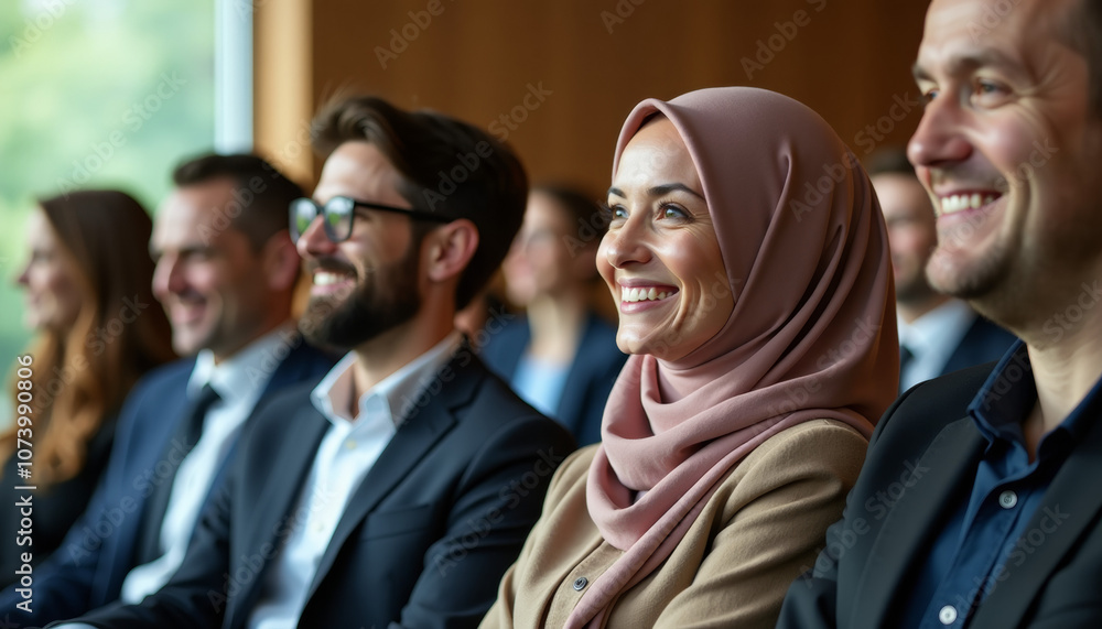 Diverse Group at a Business Conference Diverse Group at a Business Conference