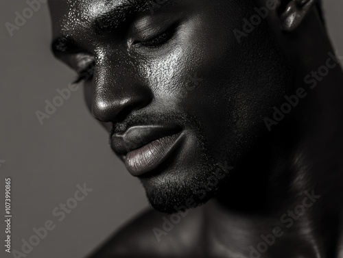 Black Male Model Posing for Fashion