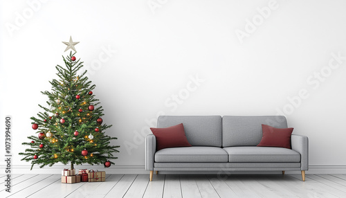 christmas tree with gifts