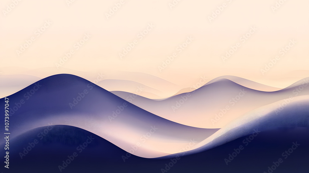 Beautiful Abstract Landscape in Future Dusk Trend Color, Earthy Tones, and Beige Accents Beautiful Abstract Landscape in Future Dusk Trend Color, Earthy Tones, and Beige Accents