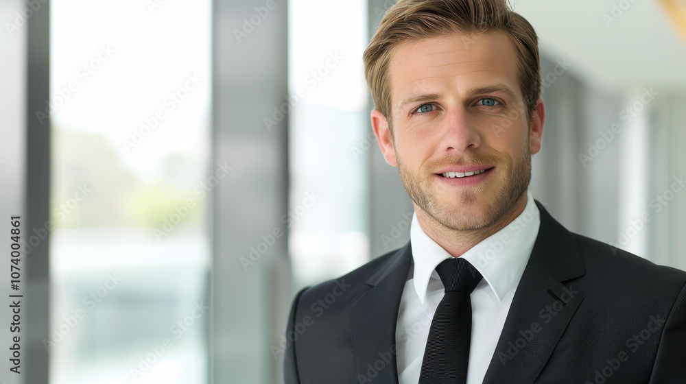 A confident young businessman stands tall in the city, exuding professionalism and a cheerful demeanor amidst urban life. A confident young businessman stands tall in the city, exuding professionalism and a cheerful demeanor amidst urban life.