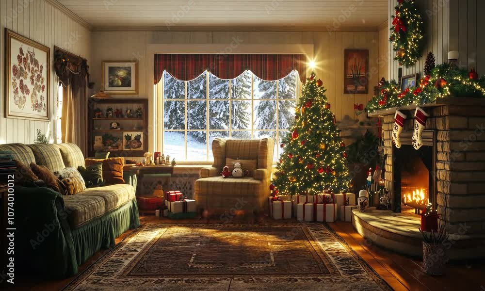 Cozy Christmas Living Room Cozy Christmas Living Room