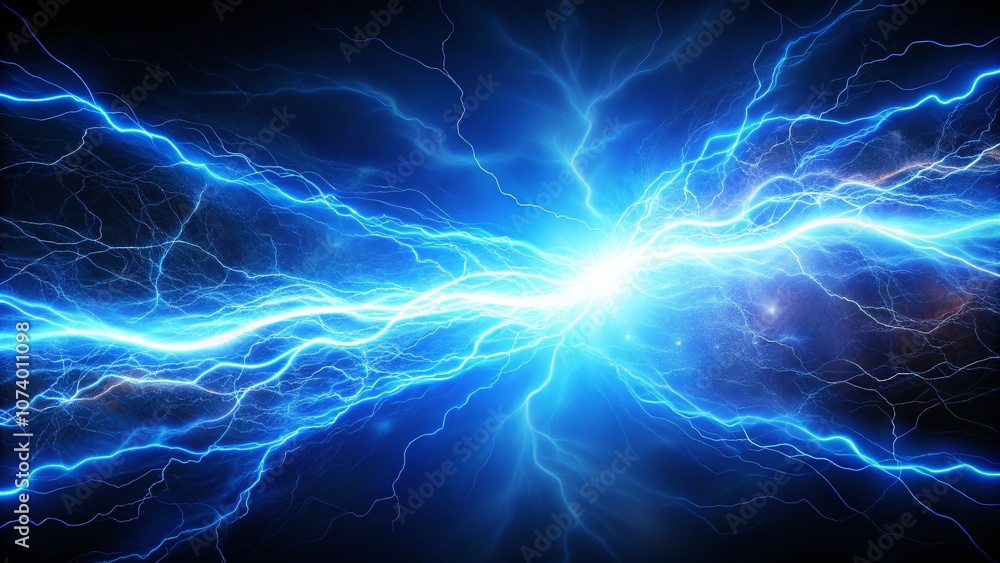 Abstract Blue Energy Lightning with Dynamic Swirls and Striking Contrast, Showcasing Vibrant Light Effects, Ideal for Backgrounds, Technology Themes, and Artistic Designs Abstract Blue Energy Lightning with Dynamic Swirls and Striking Contrast, Showcasing Vibrant Light Effects, Ideal for Backgrounds, Technology Themes, and Artistic Designs