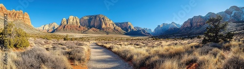 Explore breathtaking natural landscapes in stunning zion national park with majestic mountains and lush valleys