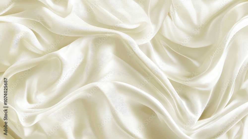 Silk Fabric Texture In Ivory With Delicate Pattern And White Color Scheme For Medical Clinic And Treatment Room Background Silk Fabric Texture In Ivory With Delicate Pattern And White Color Scheme For Medical Clinic And Treatment Room Background
