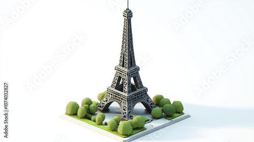 Eiffel Tower 3D Model
