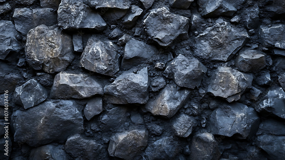 Wall in coal mine background Wall in coal mine background