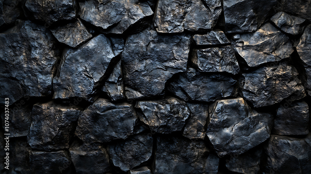 Wall in coal mine background Wall in coal mine background
