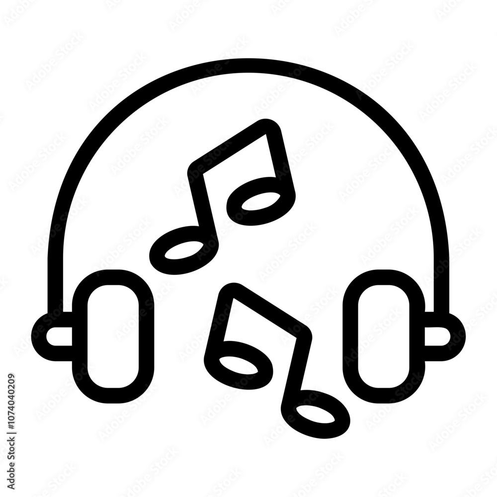 music Line Icon music Line Icon