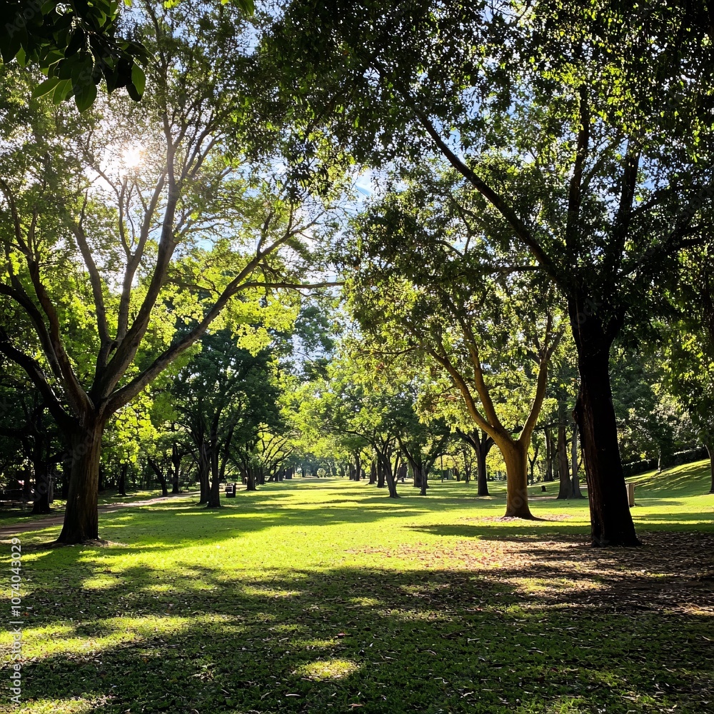 trees in the park trees in the park