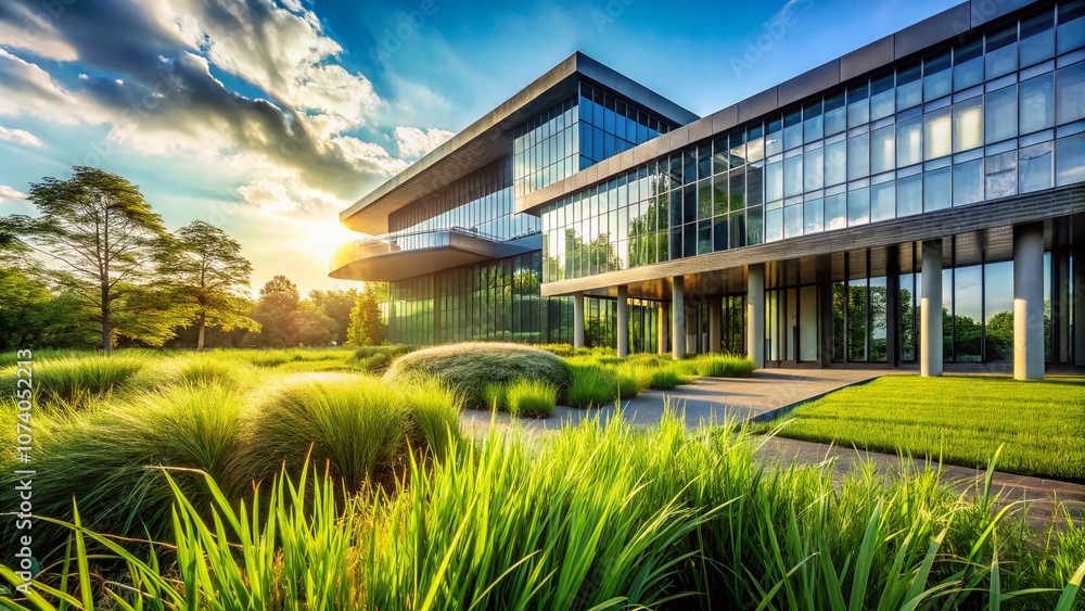 Captivating Architectural Photography Highlighting Watercolor Grass Texture in a Modern Urban Landscape with Lush Greenery and Innovative Design Elements Captivating Architectural Photography Highlighting Watercolor Grass Texture in a Modern Urban Landscape with Lush Greenery and Innovative Design Elements