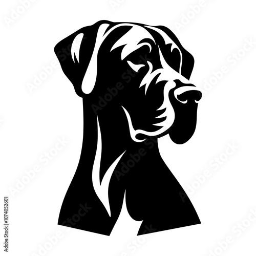Great Dane Dog Portrait