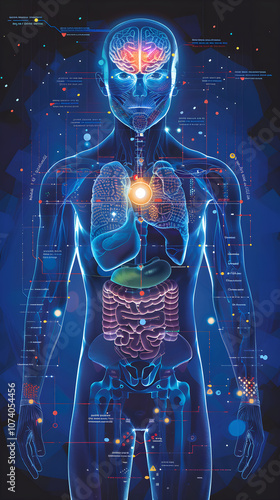 Comprehensive Visual Representation of The Effects of Melatonin on The Human Body and the Circadian Rhythm