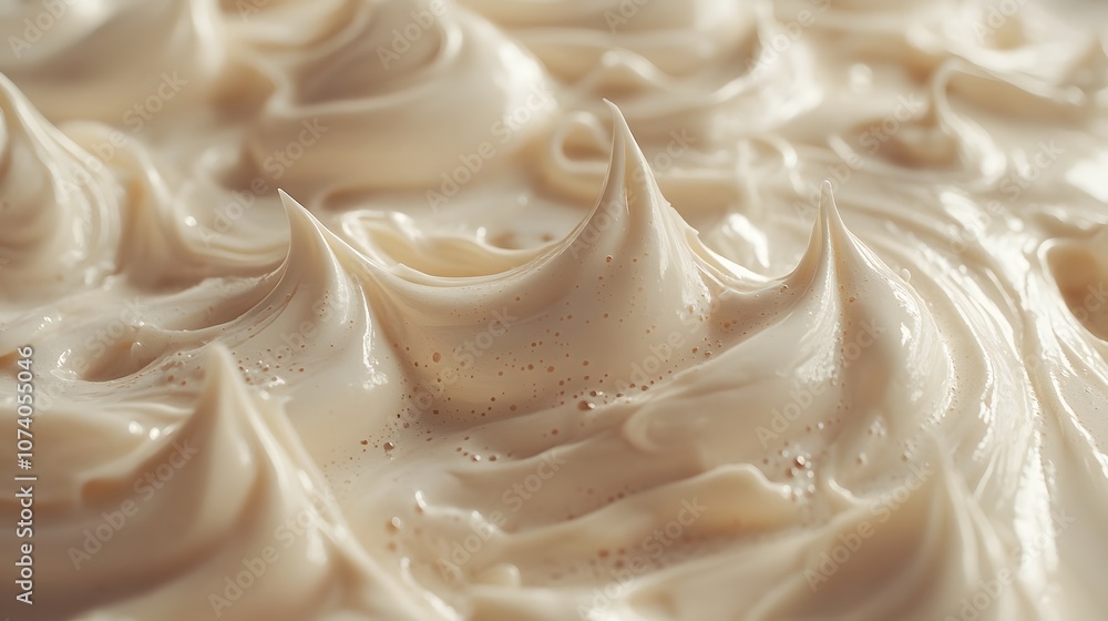 Creamy Swirls of Delicious Dessert Topping Creamy Swirls of Delicious Dessert Topping