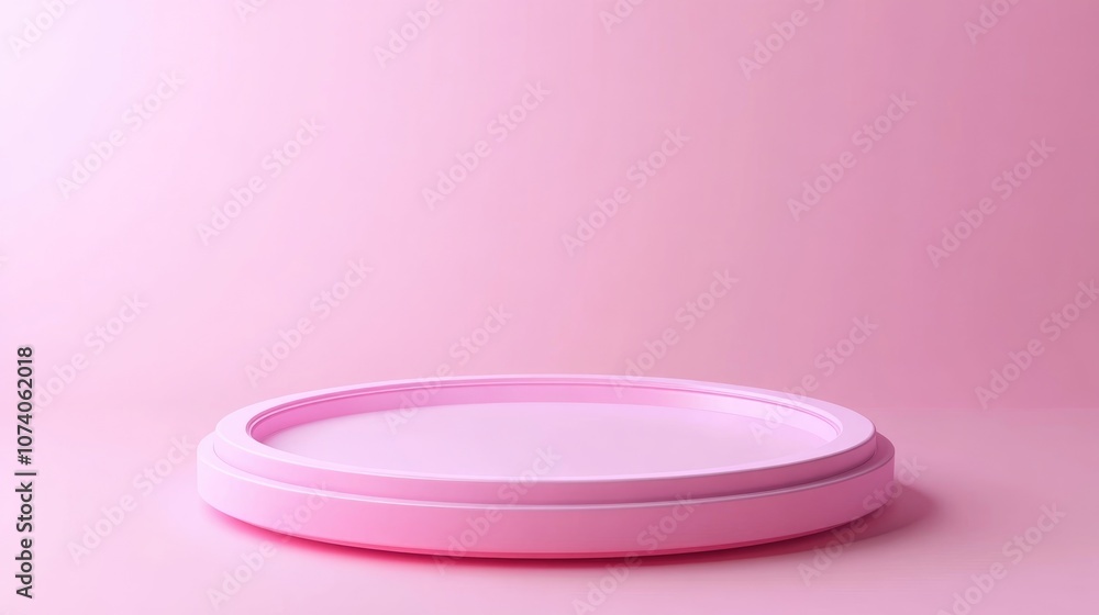 3D rendered circular podium for product display on a pink background ideal for beauty and fashion design concepts 3D pedestal suitable for cosmetic mockup illustrations 3D rendered circular podium for product display on a pink background ideal for beauty and fashion design concepts 3D pedestal suitable for cosmetic mockup illustrations
