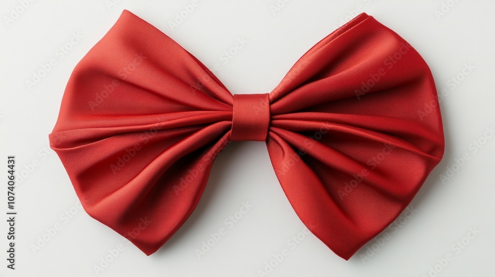A bold red bow isolated on a white background, designed to beautify gift boxes and greeting cards with simplicity.
A bold red bow isolated on a white background, designed to beautify gift boxes and greeting cards with simplicity.