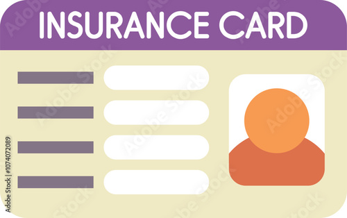 Insurance card representing health coverage and medical expenses being paid by insurance company