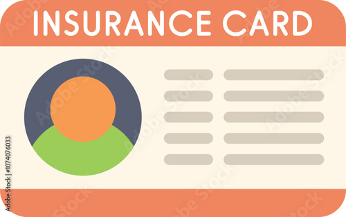 Insurance card showing personal details and coverage information for health and medical expenses
