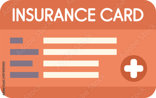 Insurance card showing medical coverage and benefits information