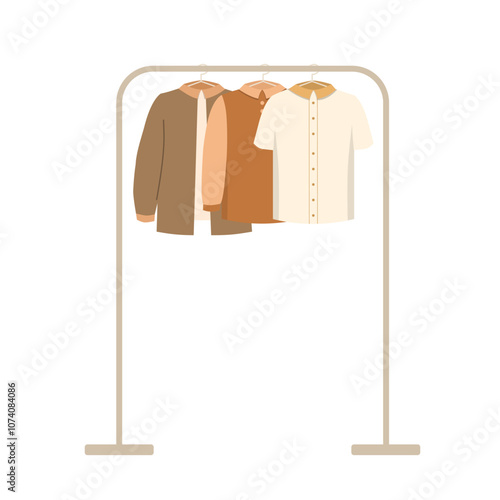Thrift Fashion Store Illustration
