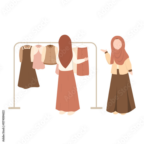 Woman Shopping in Fashion Store