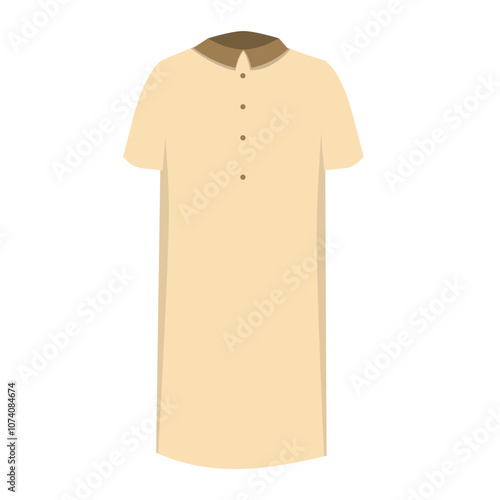 Praying Clothes for Man Illustration