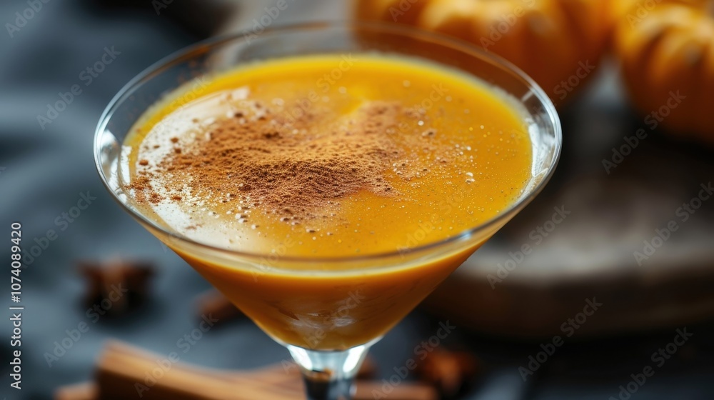 A mocktail bartender gives a tutorial on how to make a delicious pumpkin e martini without the alcohol using ingredients like pumpkin puree and cinnamon. A mocktail bartender gives a tutorial on how to make a delicious pumpkin e martini without the alcohol using ingredients like pumpkin puree and cinnamon.