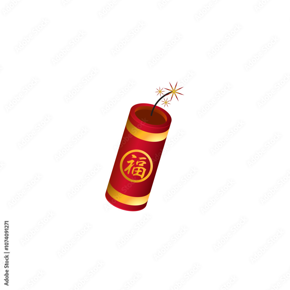 Lunar New Year fireworks design Lunar New Year fireworks design